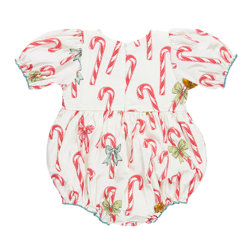 Pink Chicken Baby Girls Hermione Bubble - Candy Cane Lane