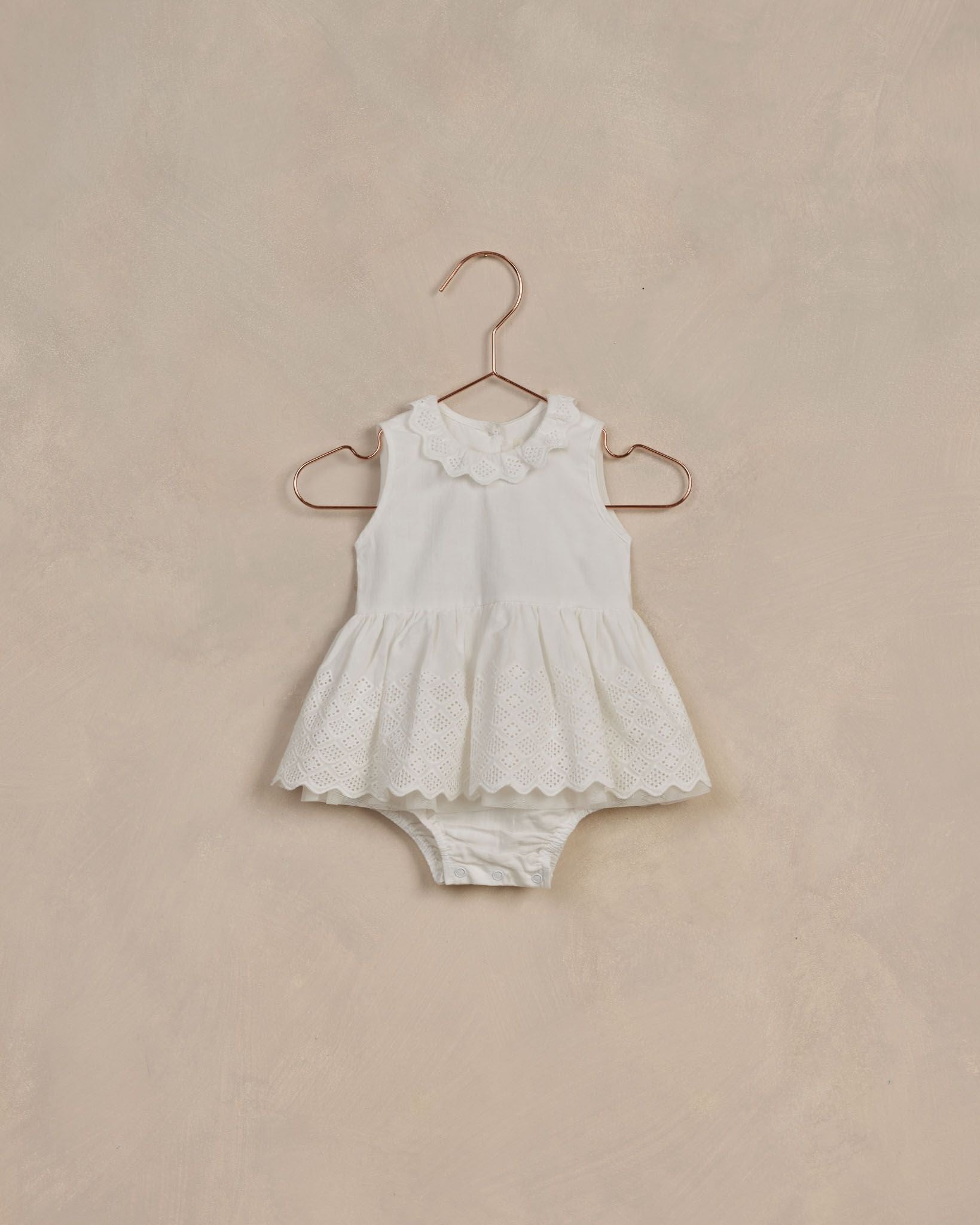 Noralee Georgia Romper - White