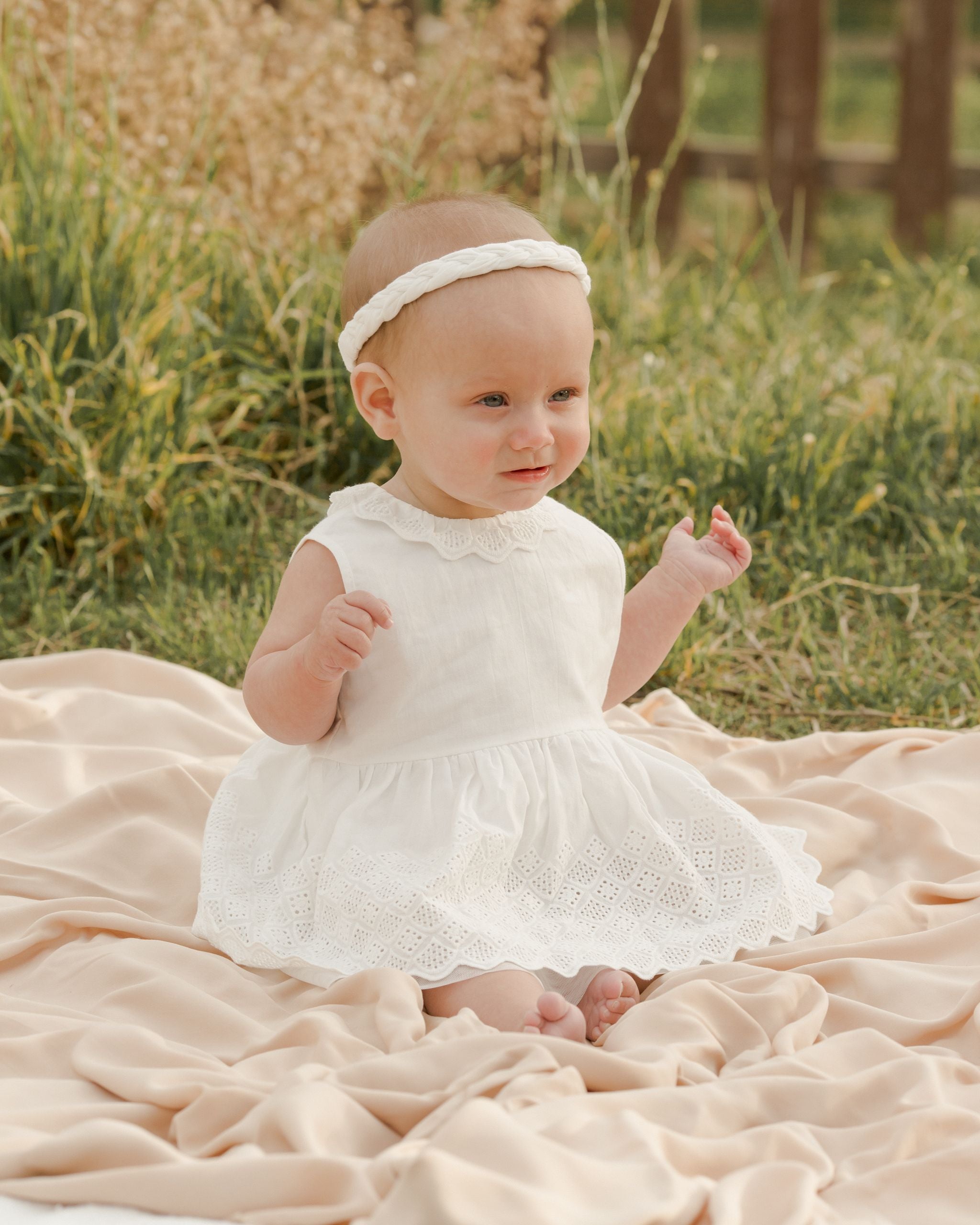 Noralee Georgia Romper - White