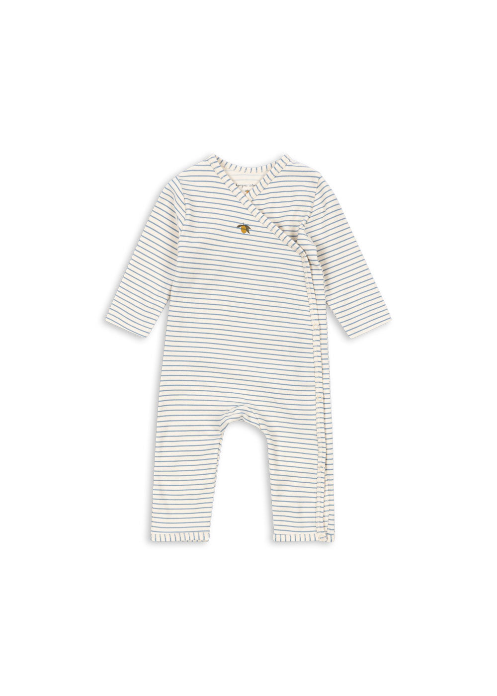 Konges Slojd Basic Newborn Onesie - Blue Stripe