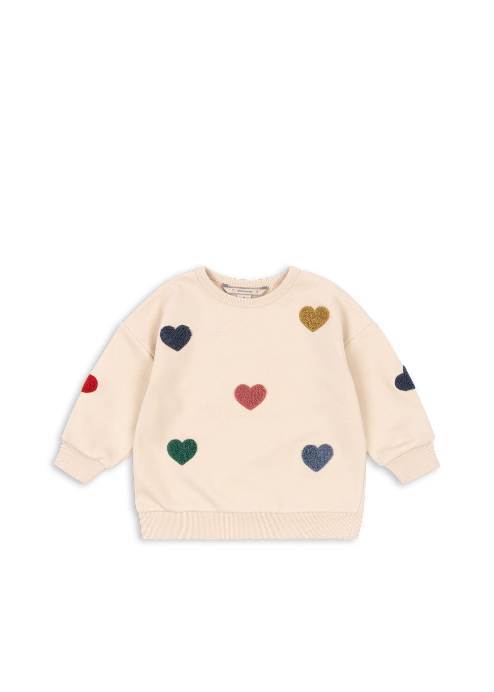 Konges Slojd Lou Terry Sweatshirt - Multi Heart