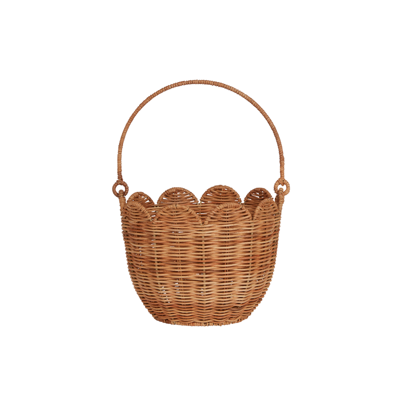 Olli Ella Rattan Tulip Carry Basket