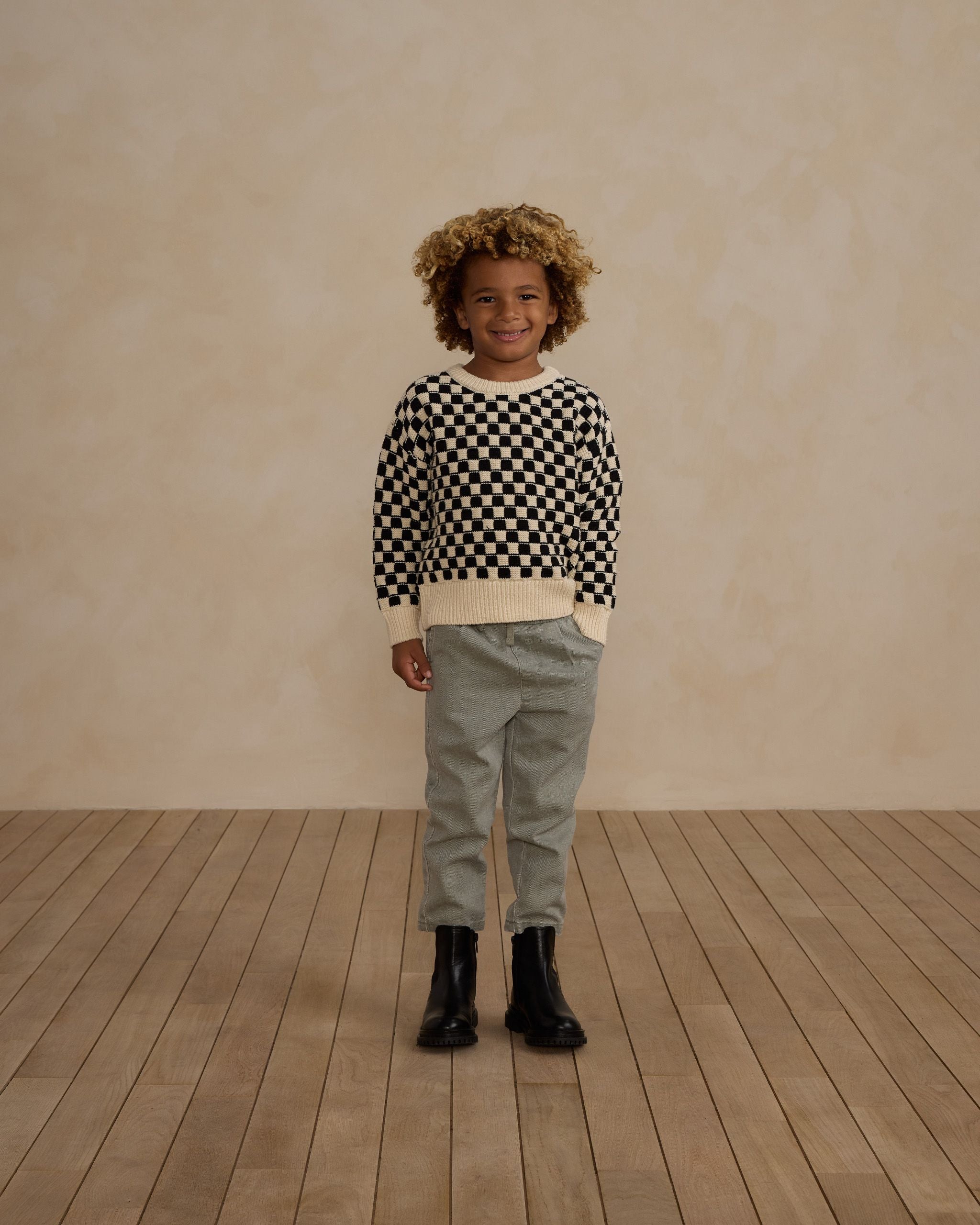 Rylee + Cru Aspen Sweater - Check