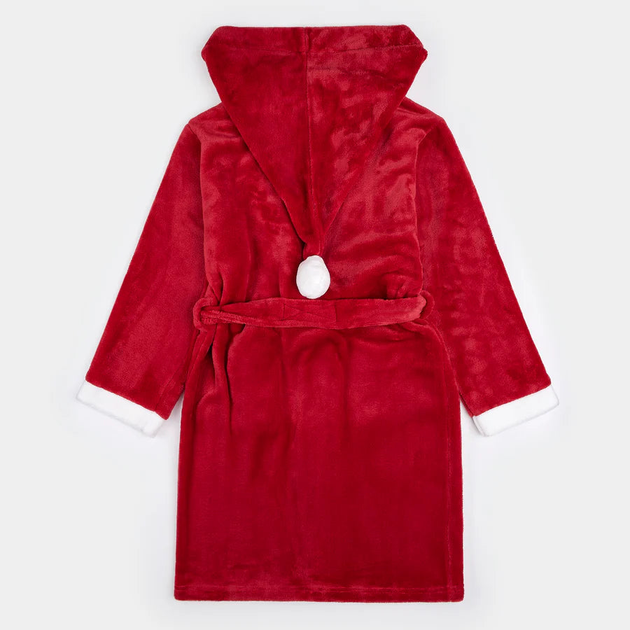 Petit Lem Holiday Plush Hooded Robe