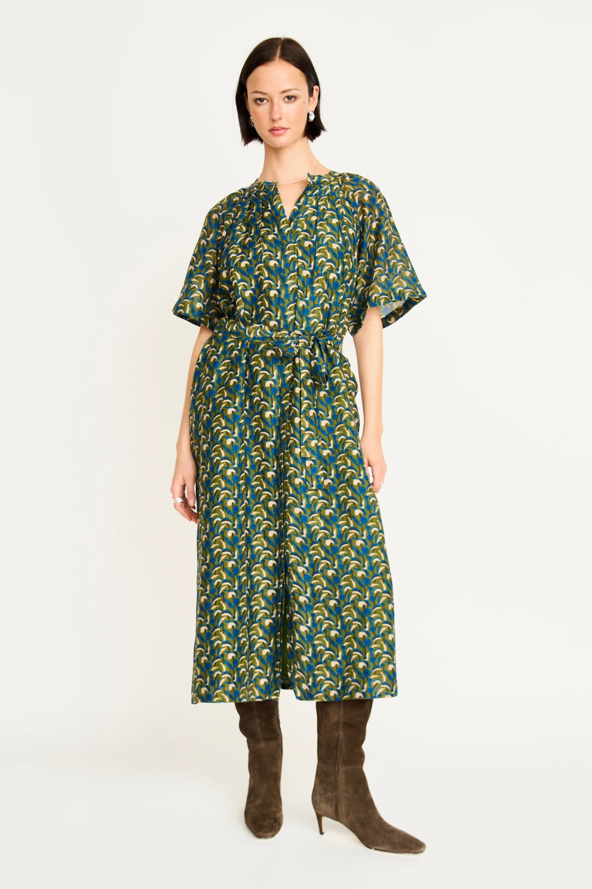 MIRTH Somerset Dress - Verdant Cattail