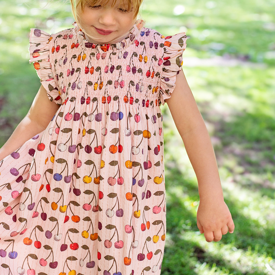 Pink Chicken Girls Stevie Dress - Cloud Pink Cherry