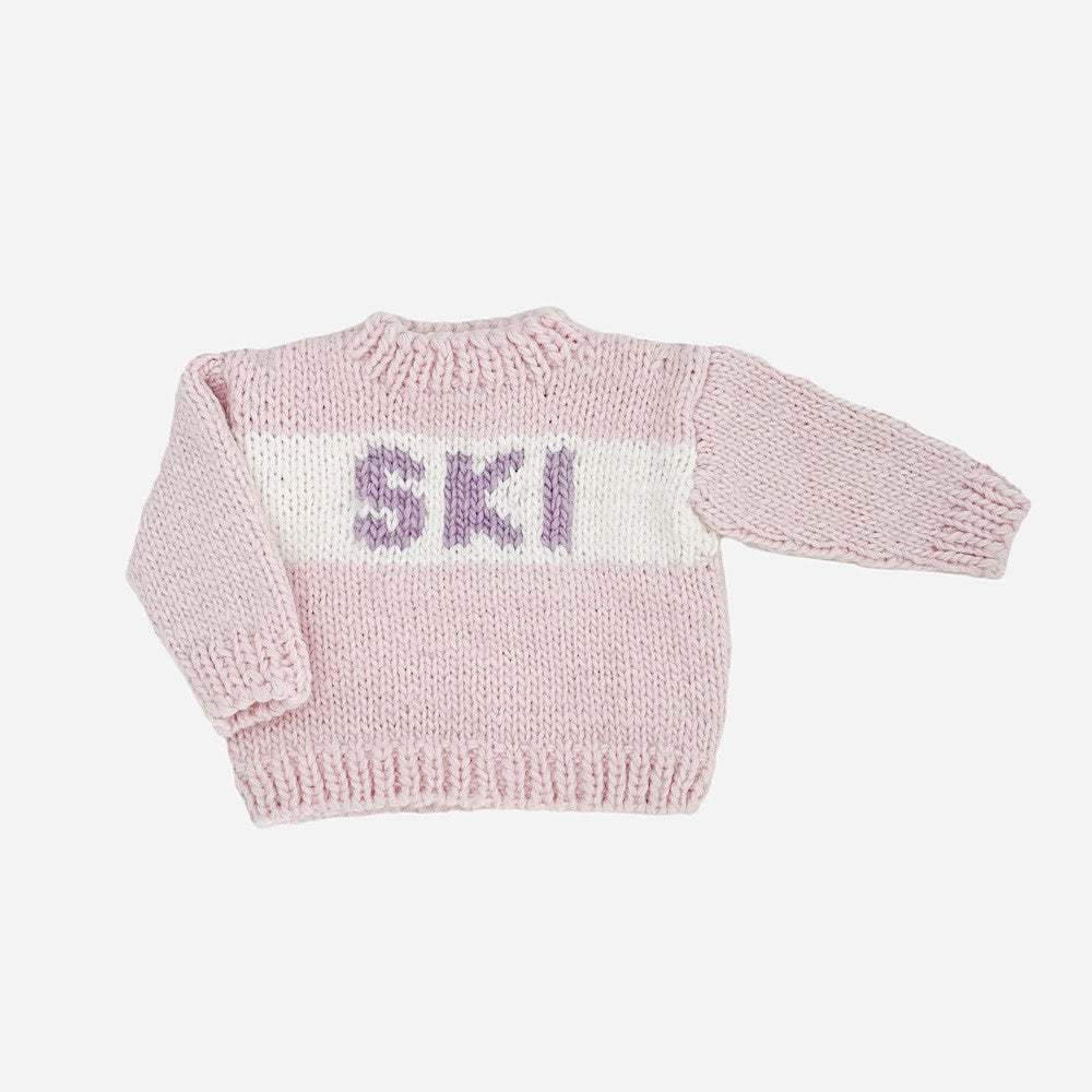 The Blueberry Hill Ski Sweater - Baby Pink