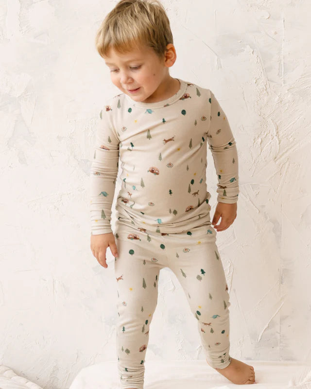 Dear Hayden Toddler Pajama Set - Camping