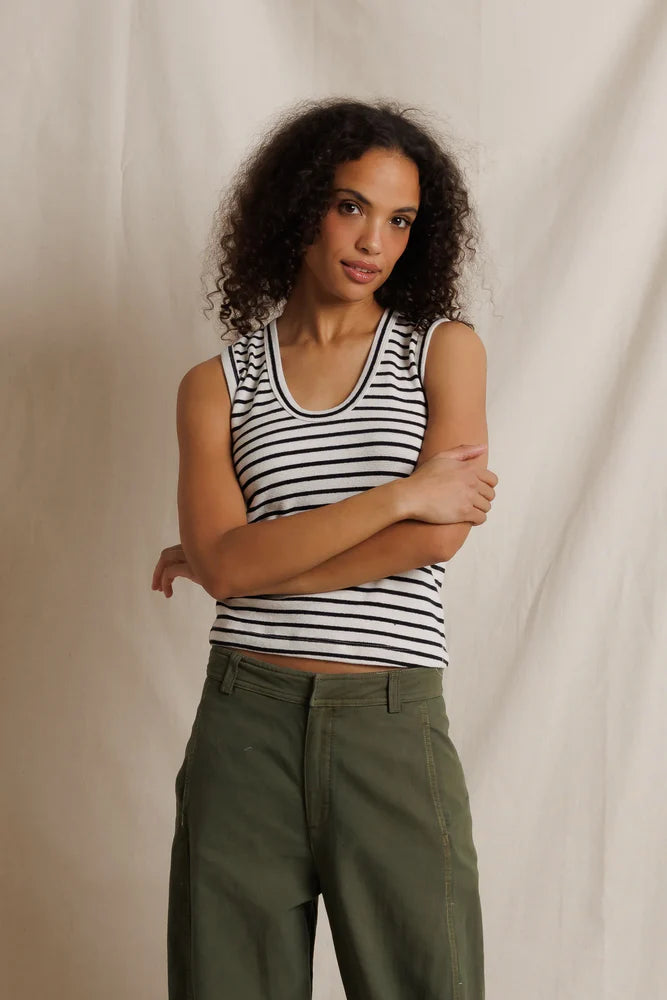 Perfectwhitetee Tracy - Natural Black Stripe