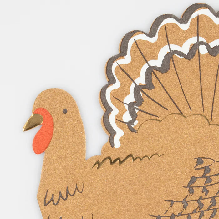 Meri Meri Turkey Napkins (x16)