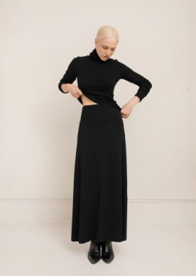 Paper Label Cynthia Turtleneck - Black