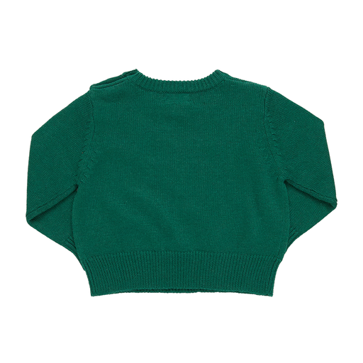 Pink Chicken Baby Boys Oliver Sweater - Evergreen Santa