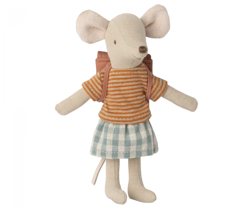 Maileg Tricycle Mouse - Big Sister - Old Rose