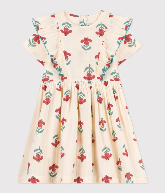 Petit Bateau Floral Cotton Gauze Dress