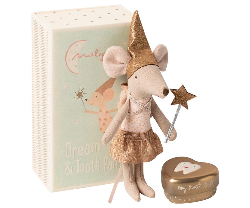 Maileg Tooth Fairy Mouse - Rose, Big Sister