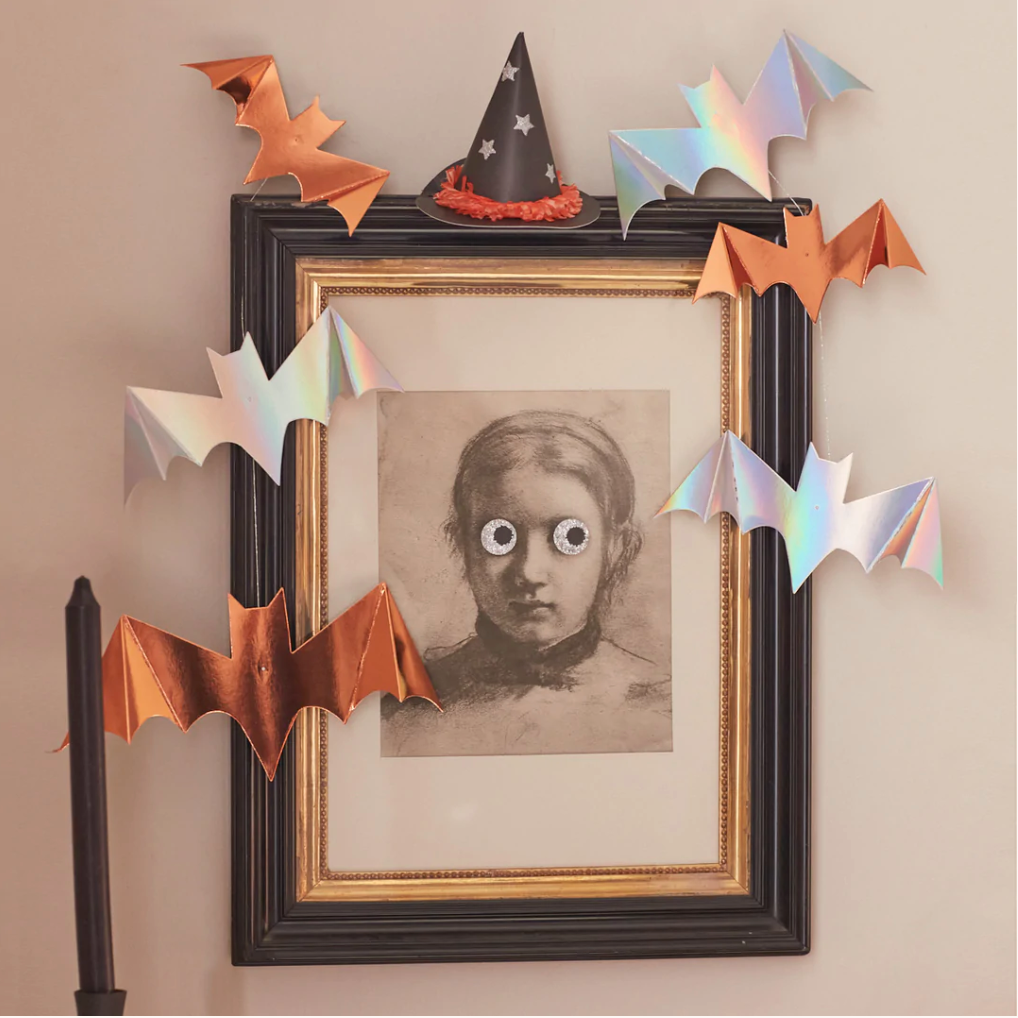 Meri Meri Halloween Foil Hanging Bats – Brook and Main