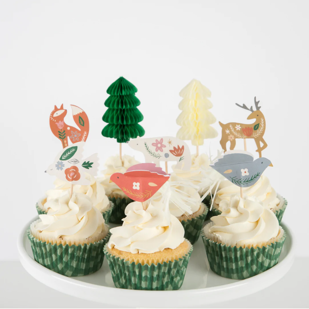 Meri Meri Folk Woodland Cupcake Kit