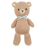 TunTun The Baby Bear - Beige and Light Blue - 8.5"