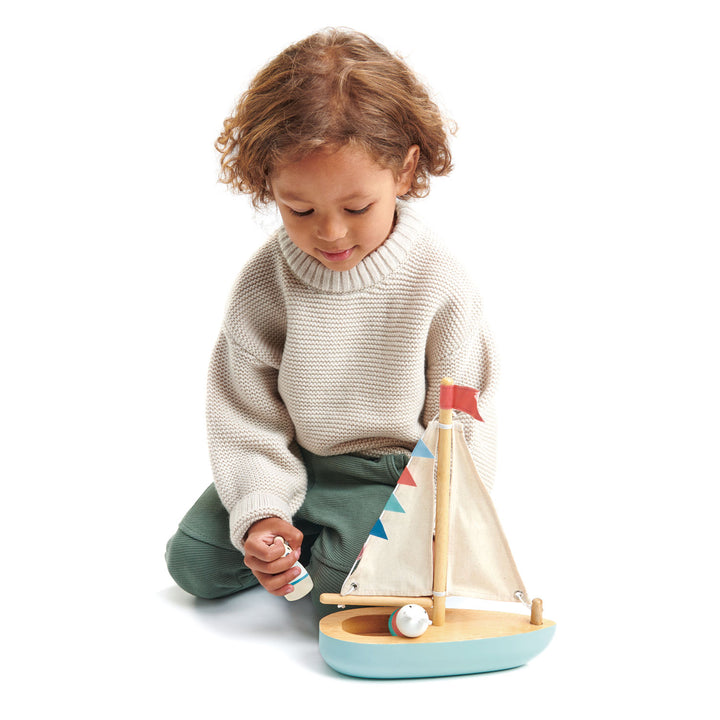 Tender Leaf Toys Sailaway Boat