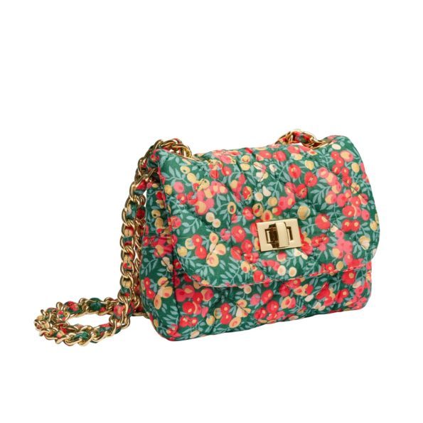 Milledeux® Small chain bag – Liberty fabric B F / Neon – Milledeux